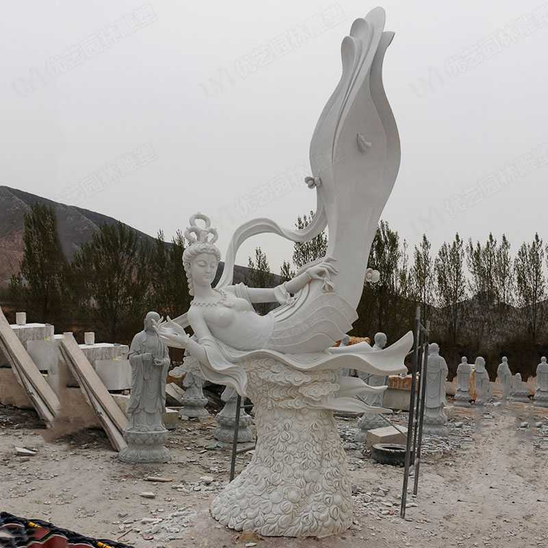 槐花仙子雕塑，槐花仙女雕塑