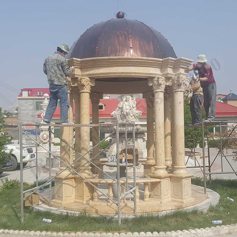 歐式景觀涼亭，歐式大理石涼亭，歐式柱子亭子