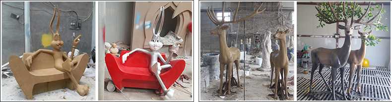 玻璃鋼雕塑制作流程，仿真景觀雕塑廠家