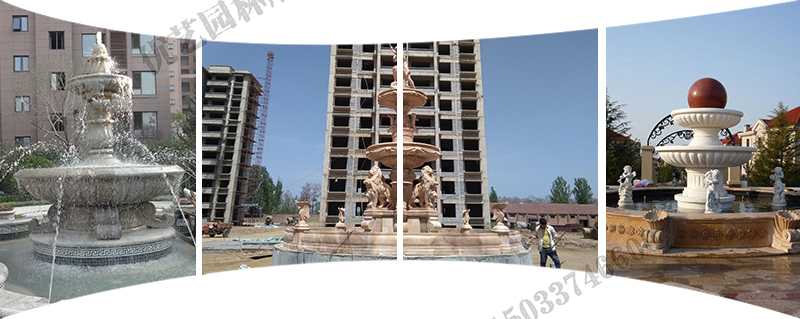 大理石景觀噴泉安裝，大型景觀噴泉廠家，景觀石雕噴泉廠家