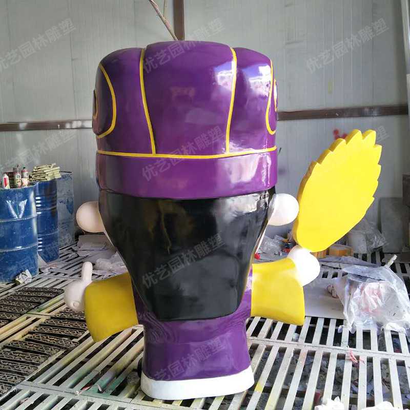 諸葛亮雕塑，卡通人物雕塑