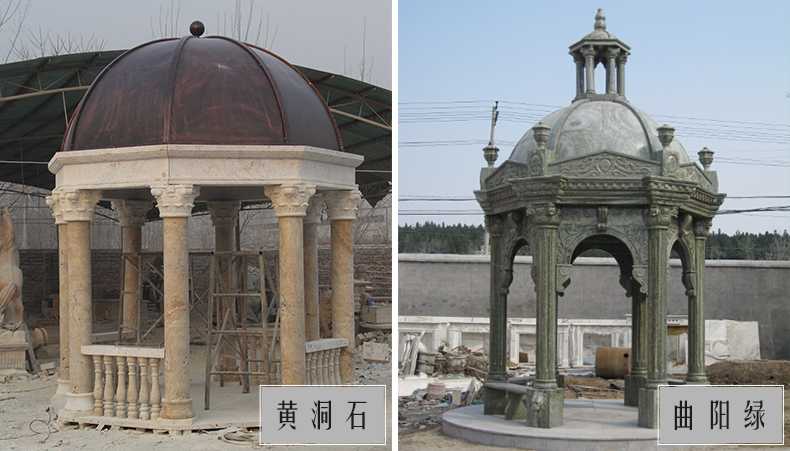 歐式景觀亭子，石雕大理石亭子，河北涼亭廠家