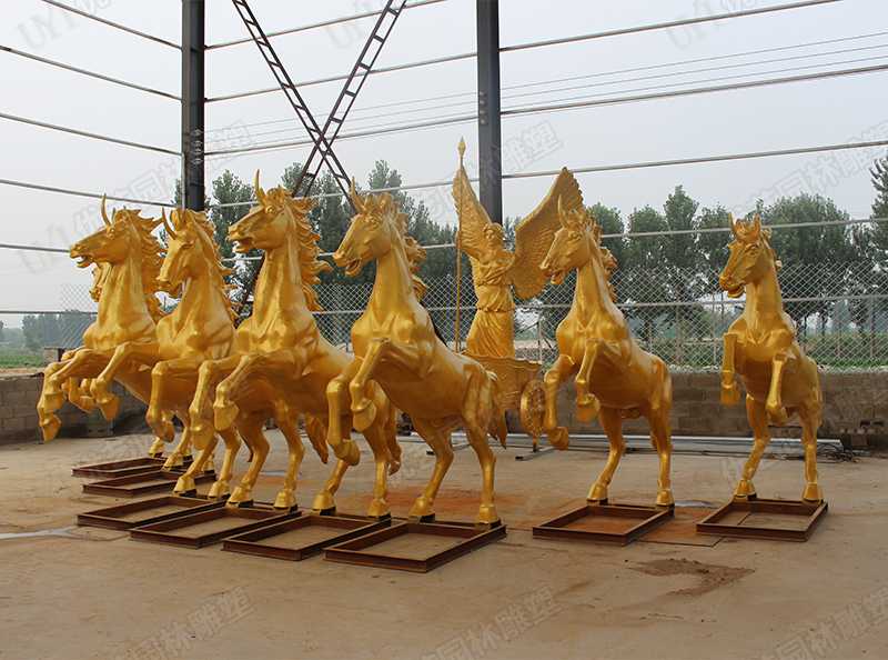 景觀銅馬雕塑，銅馬雕塑定制