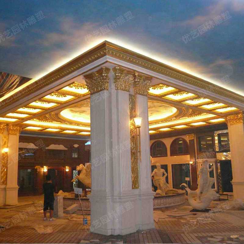 羅馬柱，室內(nèi)羅馬柱