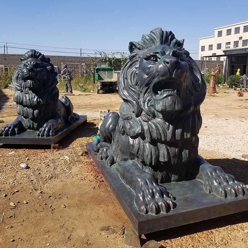 匯豐銅獅子，銅匯豐獅子，銅雕塑廠家，銅獅子廠家