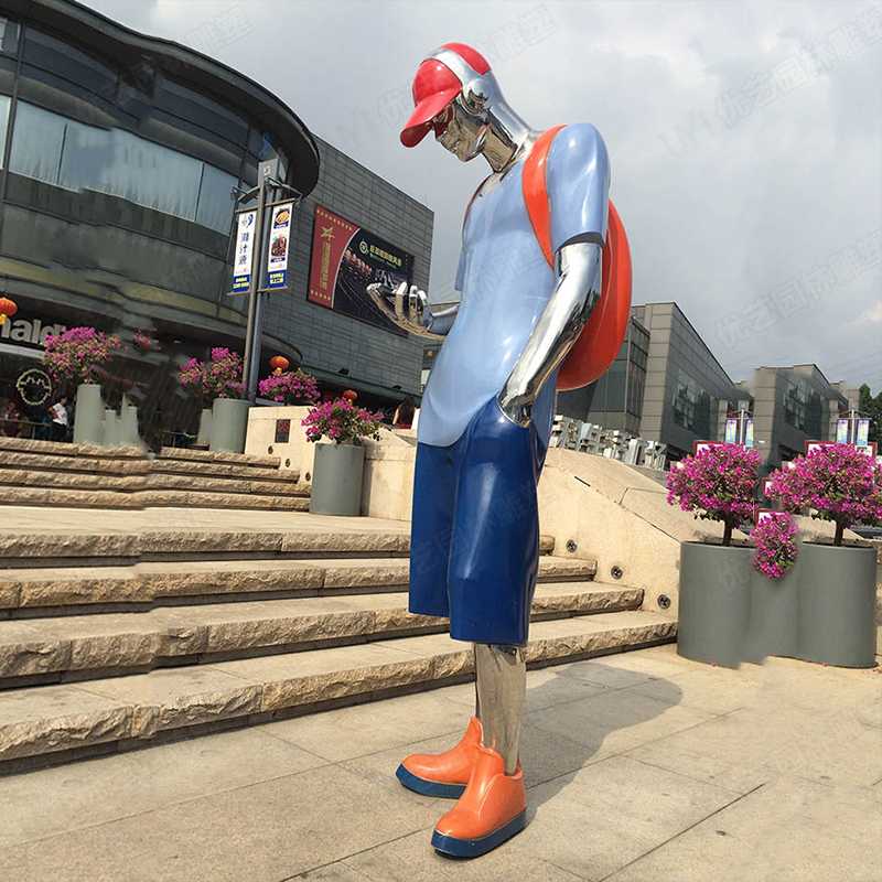 不銹鋼人物雕塑，不銹鋼雕塑工廠